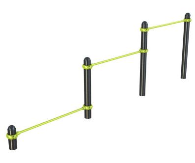 TRIPLE PUSH UP BAR FIXE