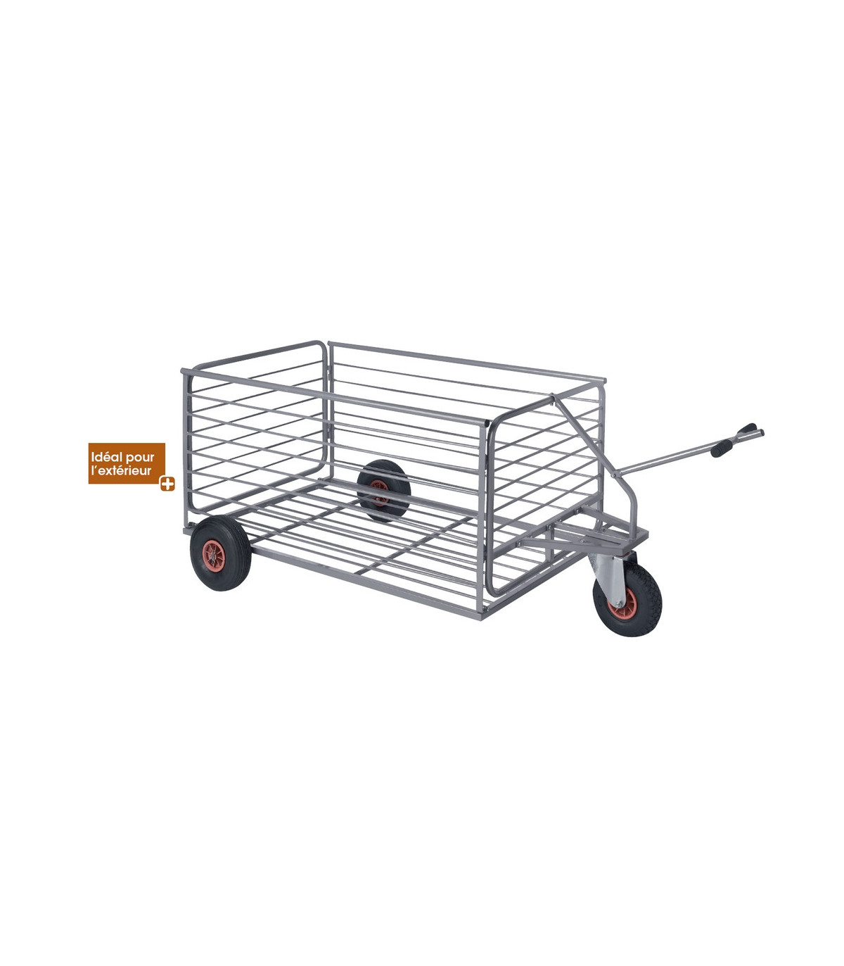 CHARIOT DE RANGEMENT ET TRANSPORT EXTERIEUR 