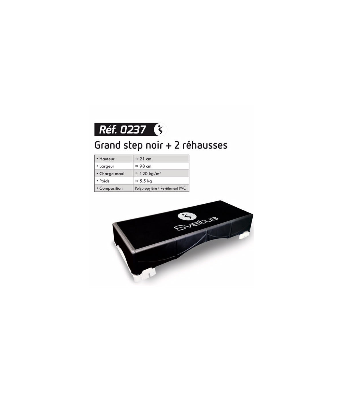 STEP FITNESS XL NOIR