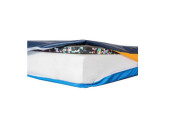 MOUSSE MATELAS GYMNASTIQUE DE RECEPTION STABILISES 200 x 120 x 10 cm BLEU