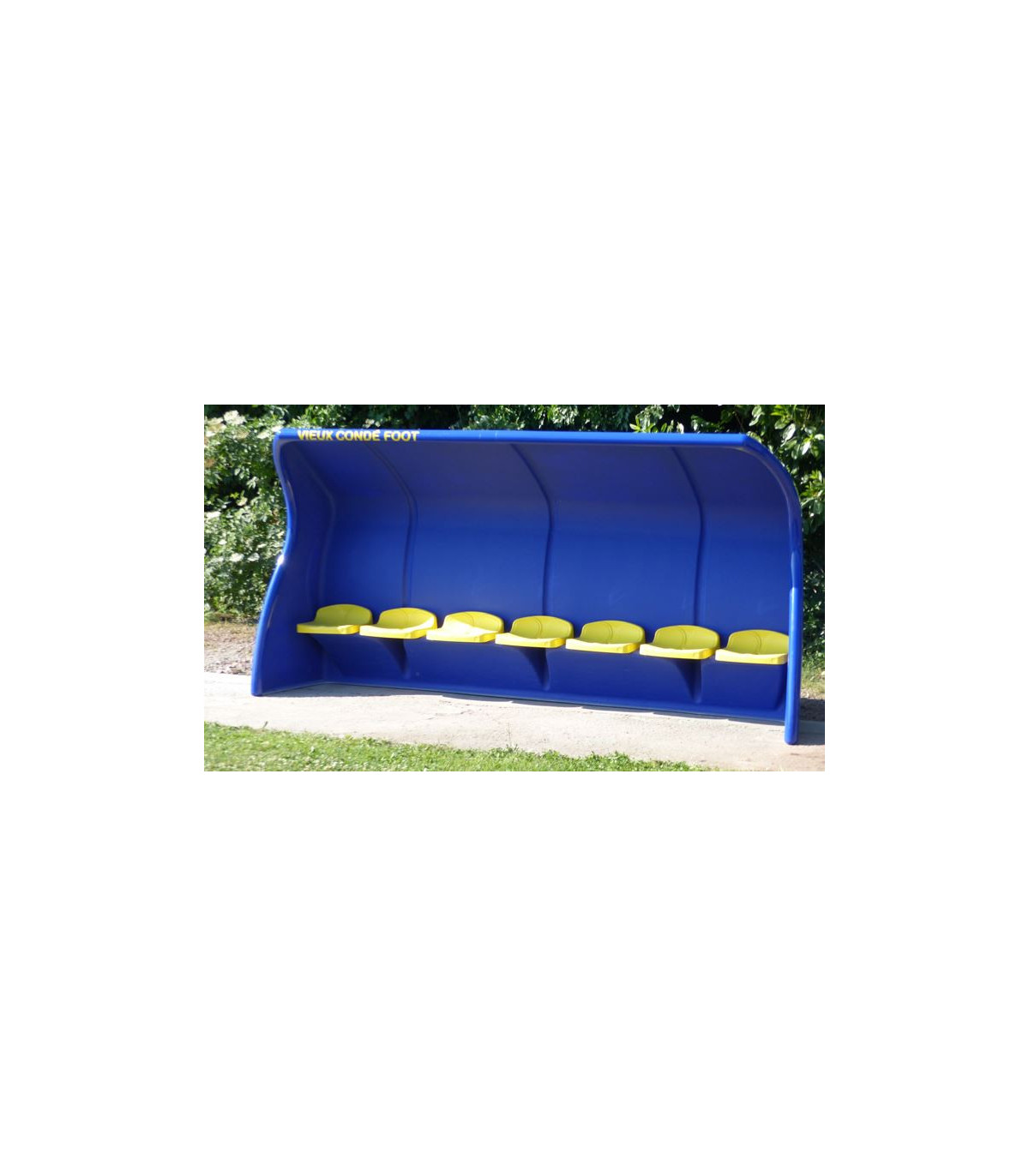 ABRI DE TOUCHE MONOBLOC COMPOSITE COULEUR HAUTEUR 1,6 M