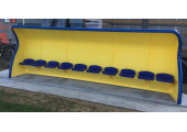 ABRI DE TOUCHE MONOBLOC COMPOSITE COULEUR BLEUE 5 M HAUTEUR 1,6 M