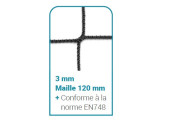 MAILLE FILETS DE FOOTBALL A 8 BUTS RABATTABLES