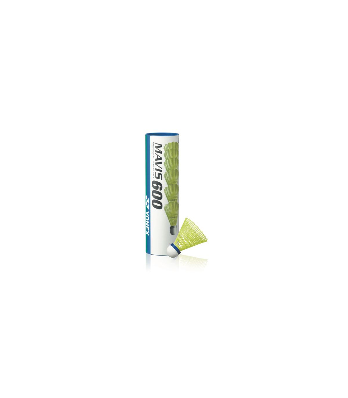 VOLANT BADMINTON MAVIS 600 JAUNE