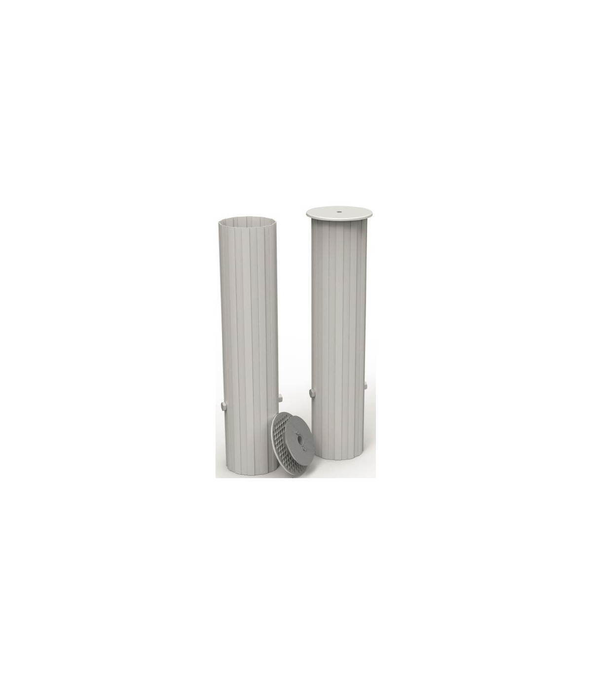LOT DE 2 FOURREAUX POUR POTEAUX FOOTBALL 102 MM