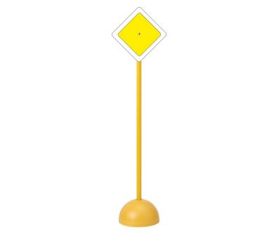 PANNEAU DE SIGNALISATION ROUTIÈRE ROUTE PRIORITAIRE