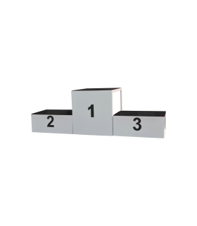 Podium athlétisme et multisport avec les places 1, 2 et 3