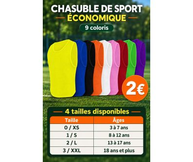 Chasuble de sport ajourée économique