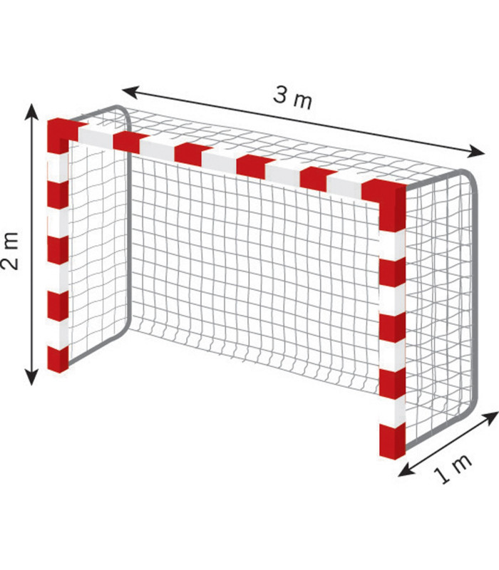  PAIRE DE FILETS HANDBALL HAUTE COMPETITION
