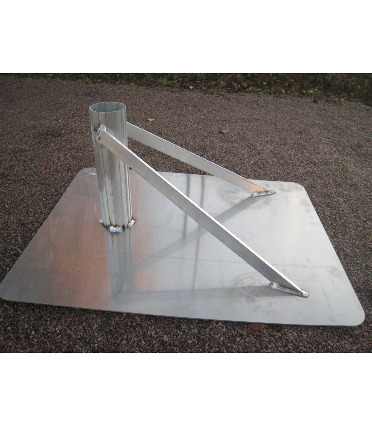 EMBASE POTEAUX BEACH VOLLEY ALUMINIUM