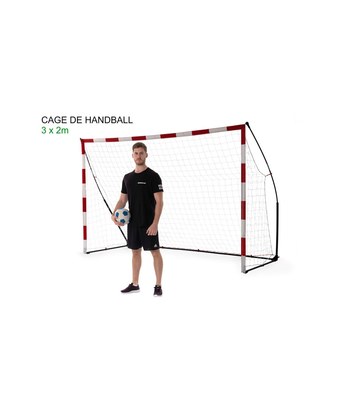 DIMENSIONS BUT DE HANDBALL PORTABLE
