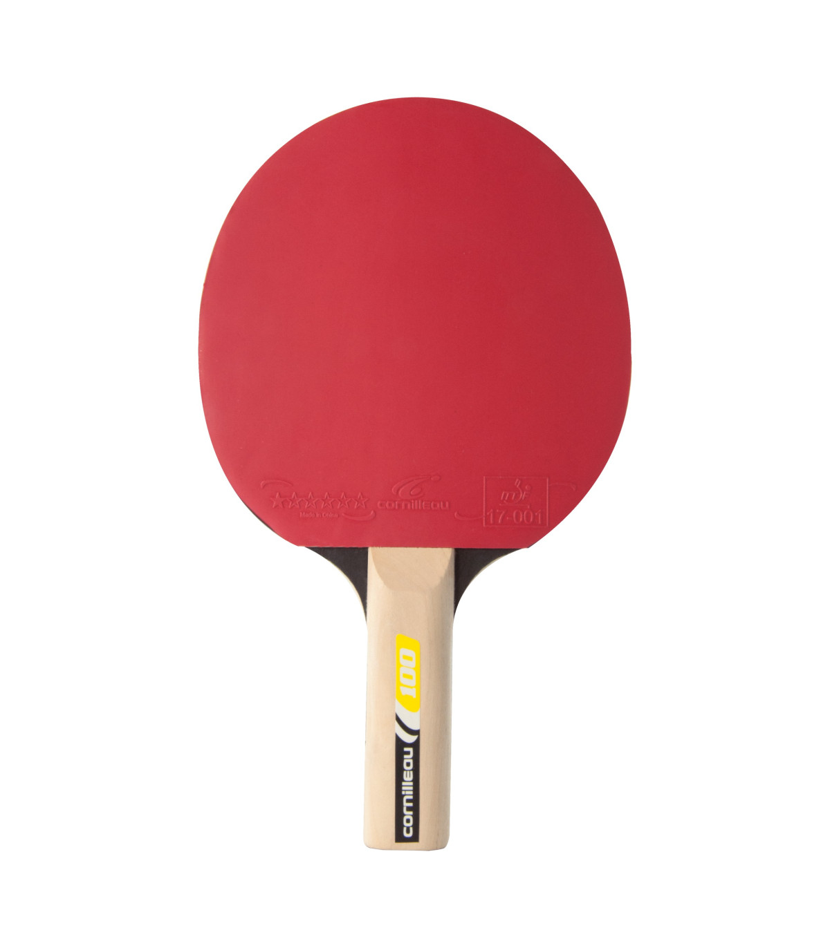 RAQUETTE PING PONG SPORT 100 CORNILLEAU FACE ROUGE