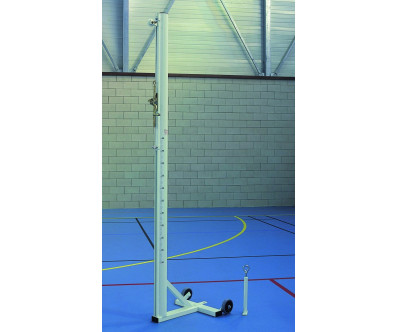 PAIRE DE POTEAUX VOLLEY-BALL SCOLAIRES MOBILES ALUMINIUM
