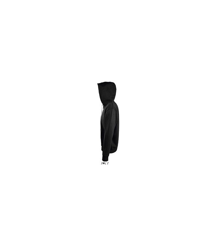 VESTE ZIPPEE CAPUCHE CONTRASTEE HOMME VUE PROFIL