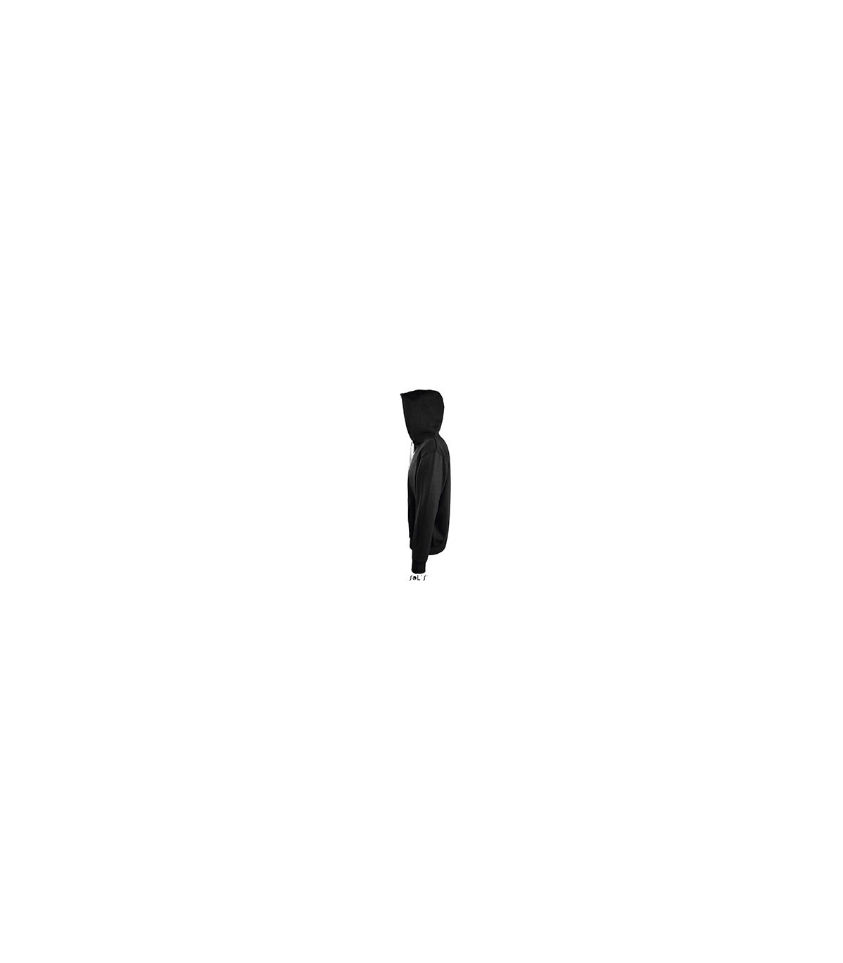 VESTE ZIPPEE CAPUCHE CONTRASTEE HOMME VUE PROFIL