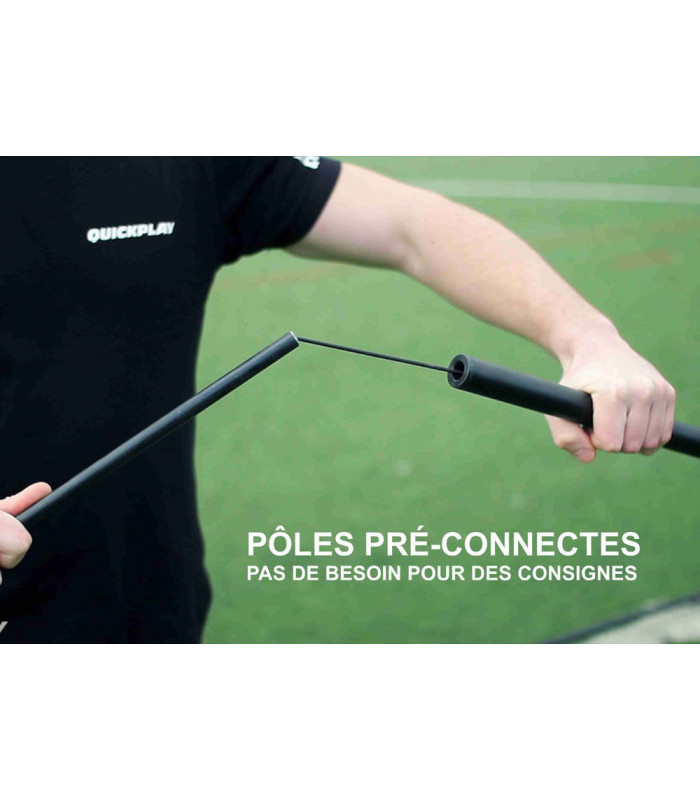ZOOM ASSEMBLAGE BUT DE HANDBALL JUNIOR PORTABLE QUICKPLAY