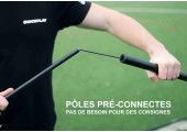 ZOOM ASSEMBLAGE BUT DE HANDBALL JUNIOR PORTABLE QUICKPLAY