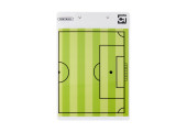 PLAQUETTE COACH FOOTBALL DOS DEMI TERRAIN
