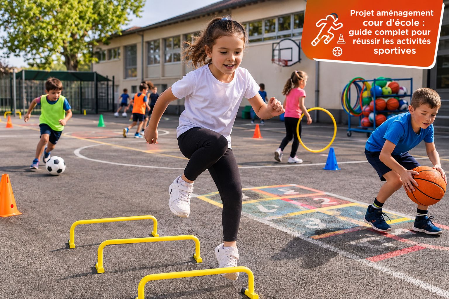 Aménagement terrain sportif scolaire : guide complet multisport