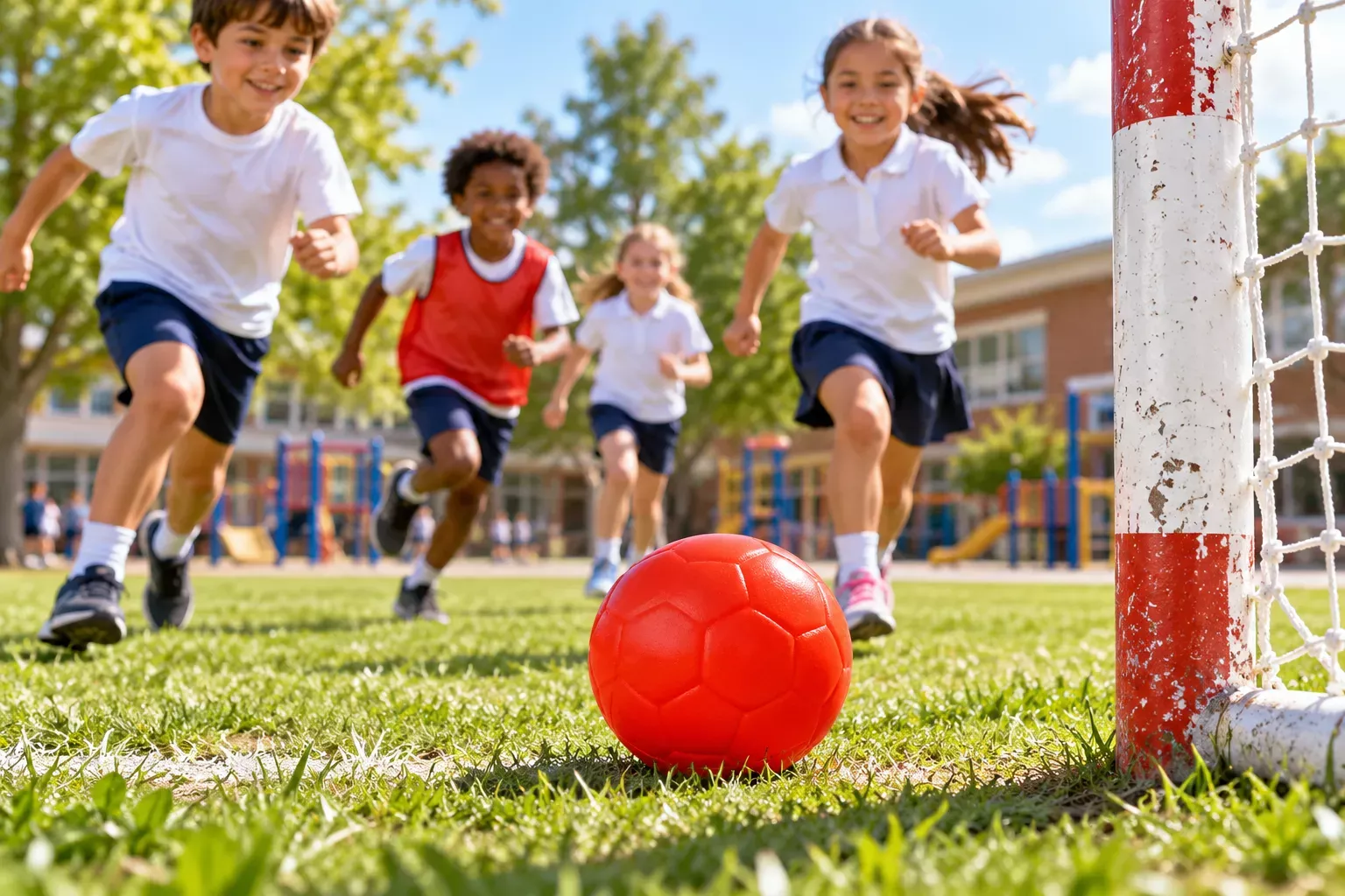 Ballon de foot école primaire : taille, mousse et lot